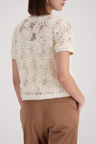 Strickjacke, marble