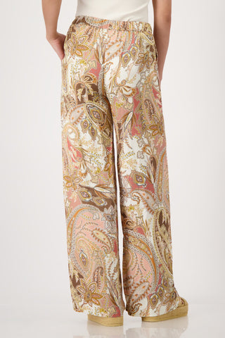 Hose, mocca gemustert
