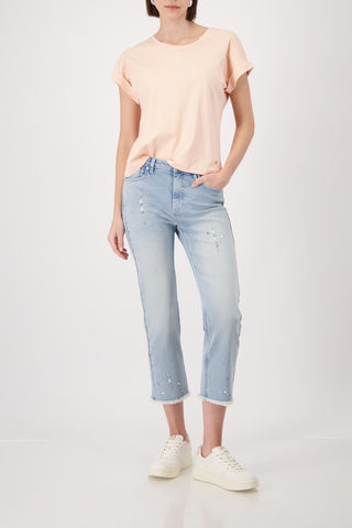 T-Shirt, summer peach