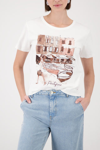 T-Shirt, cream