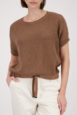 Pullover, mocca