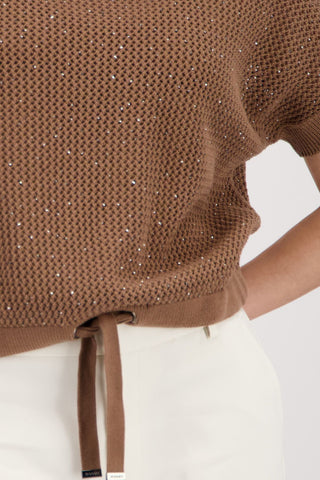 Pullover, mocca