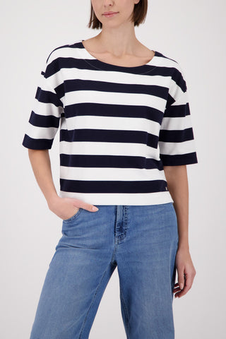 Sweatshirt, marine ringel