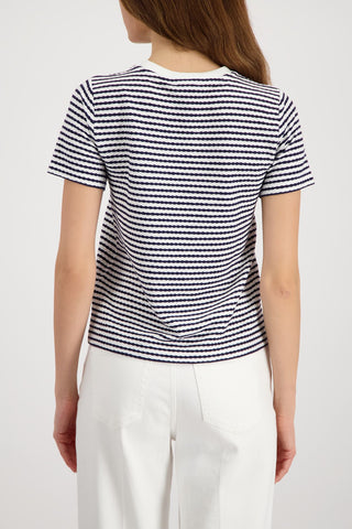T-Shirt, marine ringel