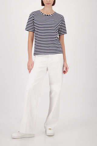 T-Shirt, marine ringel