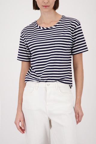 T-Shirt, marine ringel