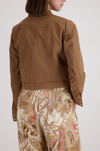 Jacke, mocca