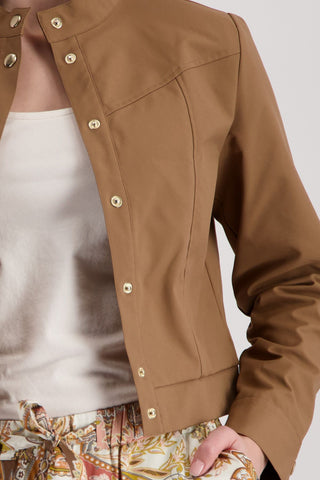 Jacke, mocca