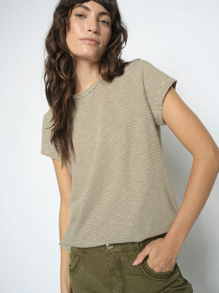 MMCampa O-SS Stripe Tee