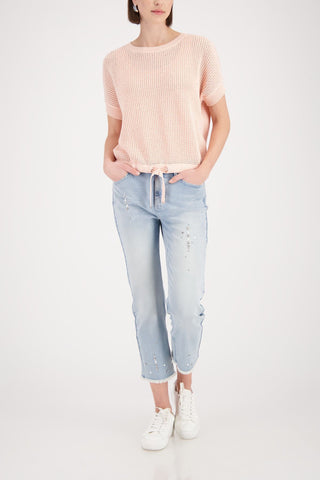 Pullover, summer peach