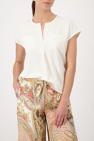 Bluse, marble