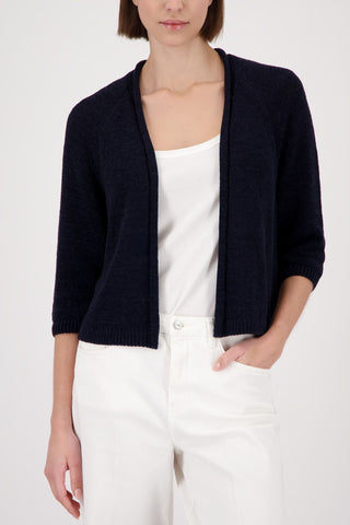 Strickjacke, marine