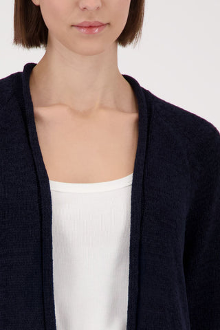 Strickjacke, marine