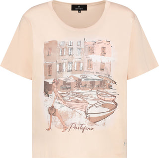 T-Shirt, summer peach