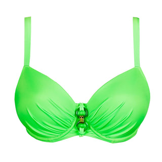 PILON Neon Lime Unterlegter Bikini Balconette