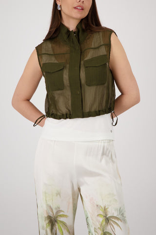 Jacke, olive