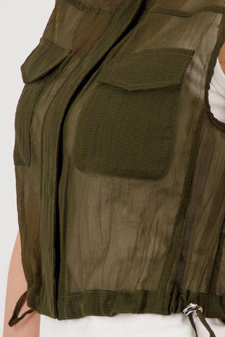 Jacke, olive