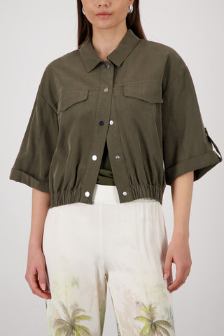 Jacke, olive