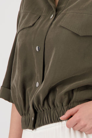 Jacke, olive