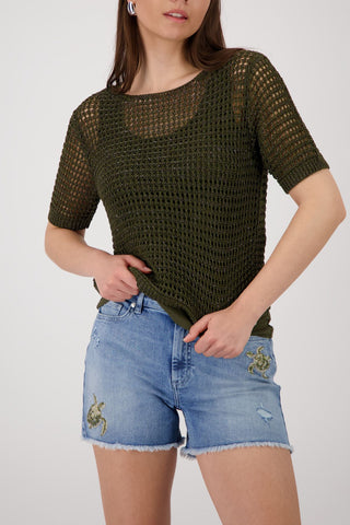 Pullover, olive