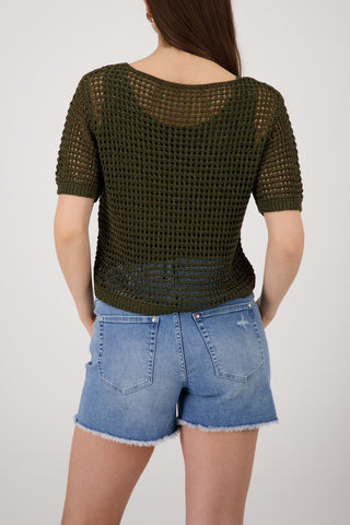 Pullover, olive