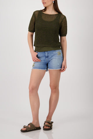 Pullover, olive