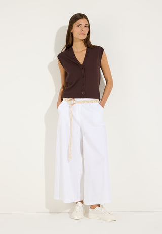 Culotte mit Gürtel