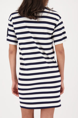 Kleid, marine ringel