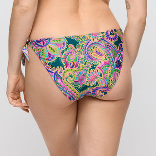 JOLISE Tropical Paisley Bikini Hüftslip mit Schnüren
