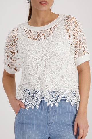 Pullover, cream