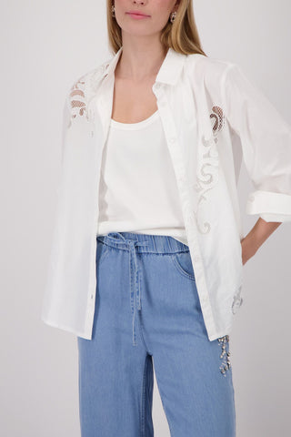 Bluse, cream