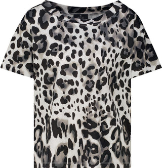 T-Shirt, coffee gemustert