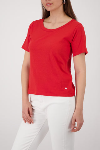 T-Shirt, coral red