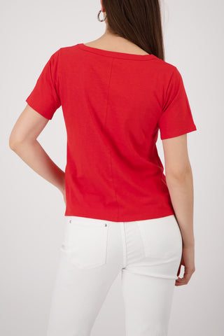 T-Shirt, coral red