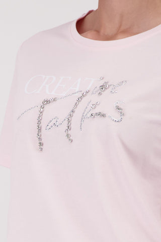 T-Shirt, french rose
