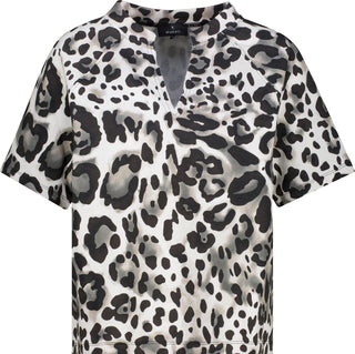 T-Shirt, coffee gemustert
