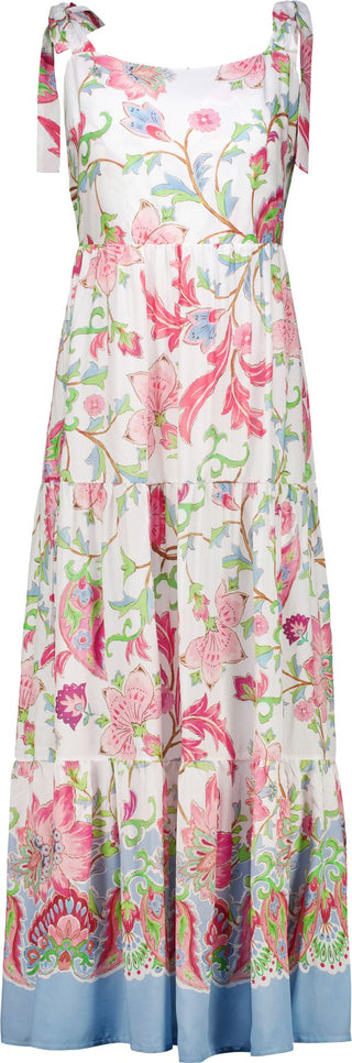 Kleid, champagne beige gemustert