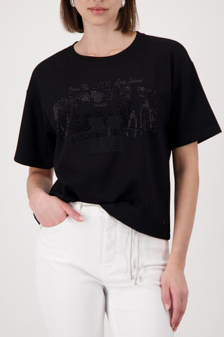 T-Shirt, schwarz