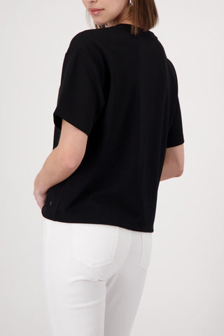 T-Shirt, schwarz