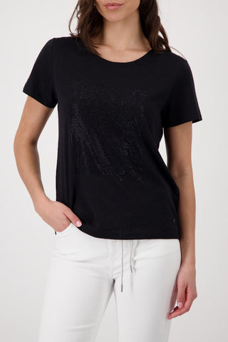 T-Shirt, schwarz