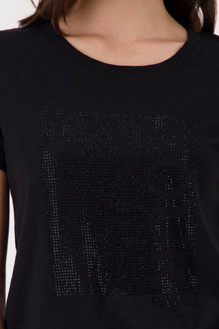 T-Shirt, schwarz