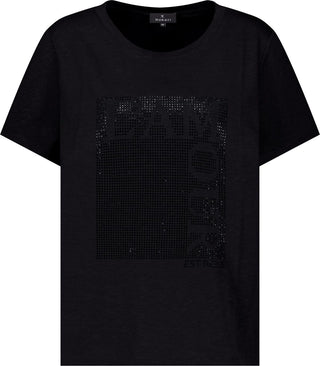 T-Shirt, schwarz