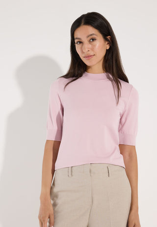Turtleneck Pullover, milky rose