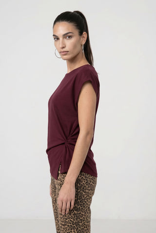 T-Shirt, dark bordeaux