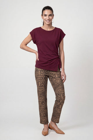 T-Shirt, dark bordeaux