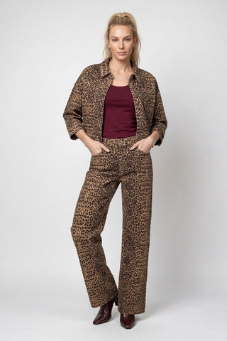 Jacke, brown sugar gemustert