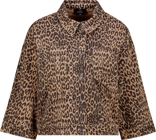 Jacke, brown sugar gemustert