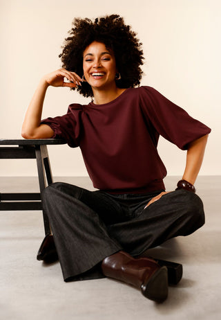 Pullover, dark bordeaux