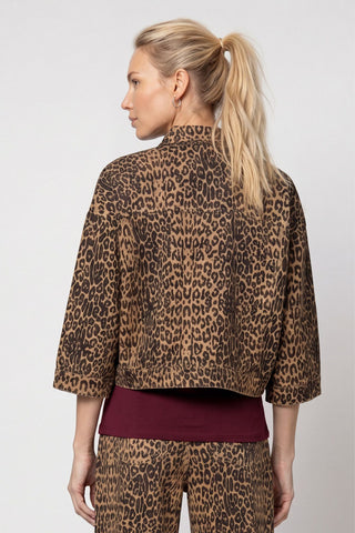 Jacke, brown sugar gemustert