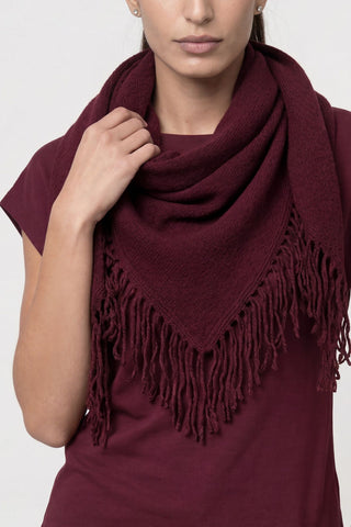 Schal, dark bordeaux